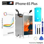 OuiSmart® ECRAN LCD POUR IPHONE 6S PLUS BLANC RETINA + VITRE TACTILE COMPLET SUR