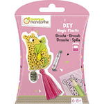 Avenue Mandarine KC076C - Un mini-kit COLORIAGE - 1 broche en plastique à monter - À partir de 6 ans