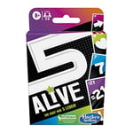 Hasbro Gaming Five Alive Jeu de Cartes Rapide pour Enfants et familles, Facile à Apprendre, Jeu Familial à partir de 8 Ans. 5 Jeux de Cartes Alive pour 2 à 6 Joueurs