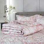 The Lyndon Company Toile De Jouy Bedspread Pink King