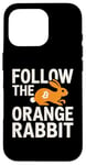 iPhone 16 Pro Follow the Orange Rabbit - Bitcoin Cryptocurrency Crypto Case