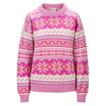 Dale of norway ingrid fem. sweater (dame) - orchid roseviolet offw lav sun  - S - Naturkompaniet