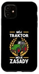 Coque pour iPhone 11 Farmers My Tractor My Rules Mój Traktor Mon Zasady Tractor