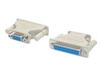 Startech.Com Db9 To Db25 Serial Cable Adapter - F/F - Serial Adapter - Db-9 (F) To Db-25 (F) - At925ff - Seriell Adapter - Db-9 (Hona) Till Db-25 (Hona) - För P/N: Icusb2328i, Icusb232is, Icusb232proc, Pci2s1p2, Pex1s953lp, Pex2s1050, Stcpex2s553