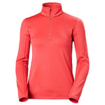 Helly Hansen Sweat-shirt pour femme Power Stretch Phantom 1/2 Zi M Cayenne