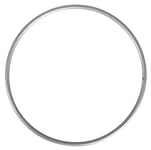 Rayher 2505022 Cercle Nu Métal – DIY Attrapes-rêves & Abat-Jour, 10 cm – Argent