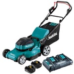 Makita DLM530PG2 36V Brushless Lawn Mower 534mm with 2 x 6.0Ah Battery & Charger