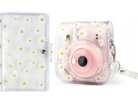 Loveinstant Futerał Case Fuji Instax Mini 11 + Album Na 96 Zdjęć / Rumianki Fuji Instax Mini 11 + Album Na 96 Zdjęć / Rumianki