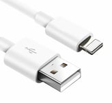 New 1m 100cm Charge Cable Data Transfer USB Charger for iPhone White #907