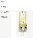 3w/5w/7w G4 Lamp G9 Led Light Corn White 220v 5w