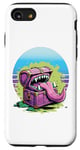 iPhone SE (2020) / 7 / 8 Monster chest sharp teeth long tongue horror fantasy monster Case