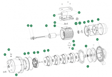 E.M.S Reservdelar Maxi Jet MPX120 (typ av reservdel: 32. O-ring adapter)