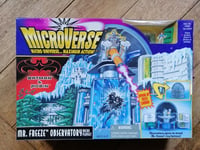 BATMAN AND ROBIN MICROVERSE MR FREEZE OBSERVATORY MICRO PLAYSET & FIGURES, MIB