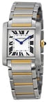 Cartier W2TA0003 Tank Francaise Hopea/18K keltakultaa