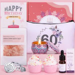 60th Birthday Gifts for Women, Personalised Birthday Hampers for Women Turning 60, Funny 60 Year Old Pamper Gift Basket for Mum, Best Friend, Sister, Wife, Auntie, Ladies 60th Birthday Presents Ideas