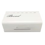 (White)Bread Bin Large Capacity Save Countertop Space Bread Storage SG