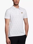 Lyle & Scott Jacquard Polo Shirt, White