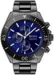 Hugo Boss HB1513743 Ocean Edition Mens' Blue Dial Chronograph Watch + Gift Bag