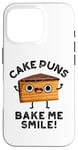 iPhone 16 Pro Cake Puns Bake Me Smile Funny Food Pun Case