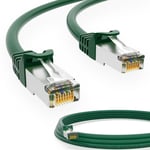 10 M Câble Ethernet Lan Cat 7 S/Ftp Pimf Lszh Awg26 Câble Réseau Avec Connecteurs Rj45 Cat 6A 10 Gbits/S 600 Mhz Idéal Pour Panneau De Brassage Serveurs Pc Laptop Smart Tv Dsl Vert