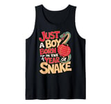 Chinese New Year Zodiac Sign Boy Born In Year Of The Snake Tank Top