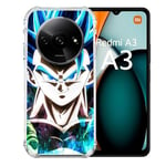 Cokitec Coque Renforcée pour Xiaomi Redmi A3 Manga Dragon Ball Gogeta Visage