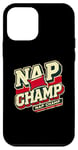 Coque pour iPhone 12 mini Action de grâce, champion drôle de sieste, après le dîner