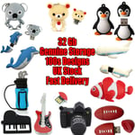 Novelty 32 Gb Usb Flash Drives Cute Animal Shaped Memory Sticks Cool Gifts