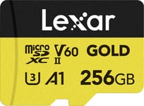 LEXAR Carte Micro SDXC Gold Series UHS-II 256GB V60