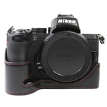 Nikon Z50 durable leather case - Black