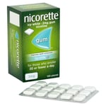 Nicorette Nicotine 2mg Sugar Gum - Icy White 105 EXP:07/27