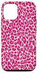 iPhone 13 Pro Pink Leopard Cheetah Print Phone Case Animal For Women Cute Case