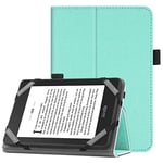 VOVIPO Universal 6 Inch kindle Paperwhite Kobo E-reader Protective Case,Folio Stand Cover Compatible With BQ Kobo Kindle Sony Pocketook Tolino 6inch Ereader-Mint