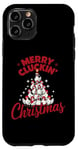 iPhone 11 Pro Merry Cluckin' Christmas Funny Chicken Lovers Farm Xmas Case