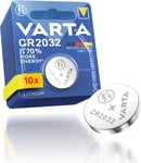 Batteries Electronics CR2032 Lithium Button Cell 3V Battery 10 Pack Button Cell