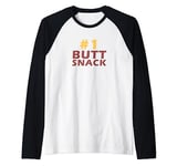 #1 Butt Snack Arcadia Tales Troll Fantasy Hunters Funny Raglan Baseball Tee