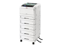 OKI ES 8434dn - Imprimante - couleur - Recto-verso - LED - A3 - 1200 x 600 ppp - jusqu'à 36 ppm (mono) / jusqu'à 36 ppm (couleur) - capacité : 400 feuilles - USB 2.0, Gigabit LAN, NFC, hôte USB 2.0