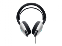 Alienware Gaming Headset AW520H - Headset - fullstorlek - kabelansluten - USB, 3,5 mm kontakt - månljus