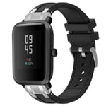 Silikonearmbånd til Amazfit Watch Bip 5 22mm - Sort