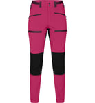 Rugged Slim Pant Women Deep Pink/True Black