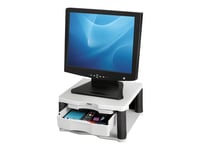 Fellowes Monitor Riser Plus - Ställ - För Bildskärm - Grafit, Platina