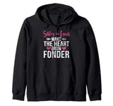 Sister in Laws make the Heart grow Fonder Sister in Law Zip Hoodie