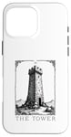 Coque pour iPhone 16 Pro Max The Tower Tarot Card - Major Arcana Card 16 Aesthetic