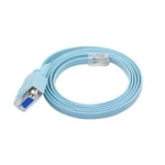 Câble Rj45 Vers Port Série 9 Broches Db9 Femelle Rs232 Vers Rj45 Mâle Cat5 Ethernet Lan Rollover Console Câble Pour Appareils Réseau Cisco[CAB132069]