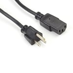 BLACK BOX Power Cord 5-15P to C13  6.5-ft. - strømkabel - NEMA 5-15 til IEC 60320 C13 - 2 m