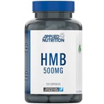 Applied Nutrition HMB Supplement - HMB 500mg Capsules, Metabolite of Leucine, for Muscle Growth & Repair (120 Capsules - 60 Servings)