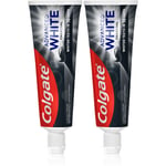 Colgate Advanced White Charcoal Blegende tandpasta med aktiveret kul 2x75 ml