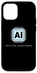 Coque pour iPhone 12/12 Pro Technologie de puce informatique intelligence artificielle IA