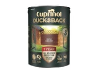 Cuprinol Ducksback Shed and Fence Paint Rich Cedar 5 Litre   5 Year Protection