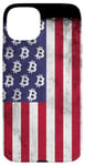 iPhone 15 Plus BTC Bitcoin American Flag distressed Crypto Revolution Case